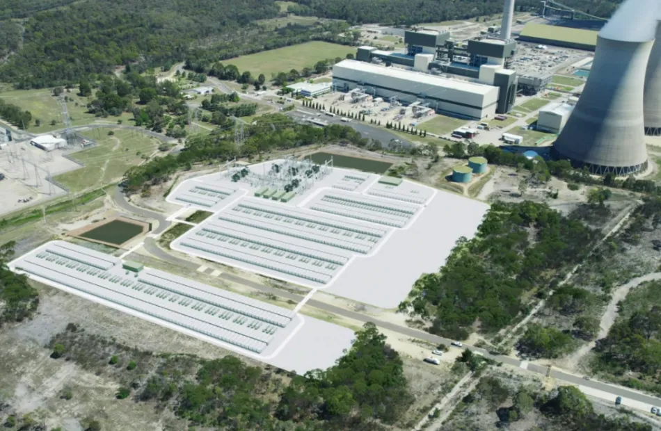 Visual representation of the proposed Mt Piper BESS