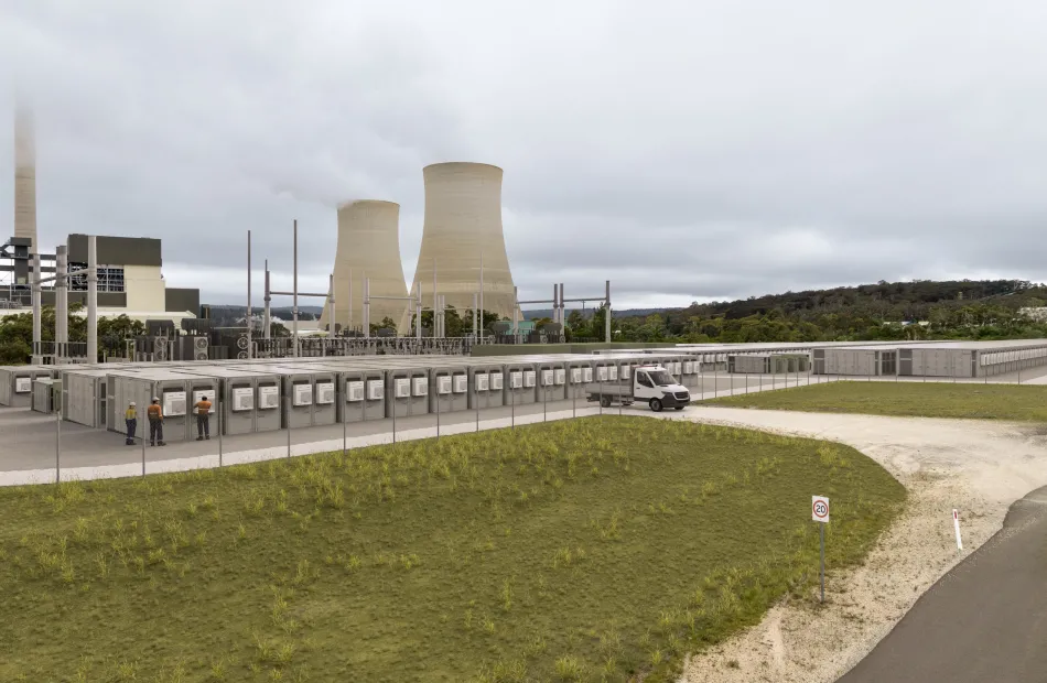 MTP BESS Artist Impression Battery Model