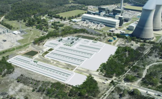 Visual representation of the proposed Mt Piper BESS